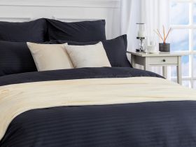 Постельное белье Black страйп-сатин II