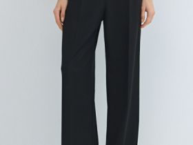 Прямые классические брюки, Черный