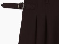 Коричневые брюки Wide leg с вытачками Глория Джинс