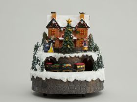 Статуэтка Снежная деревня/Villaggio di Neve II