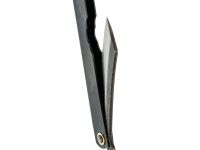 Нож складной Higonokami Nagao Kanekoma, сталь SK-5, японский традиционный, рукоять нержавеющая сталь черная