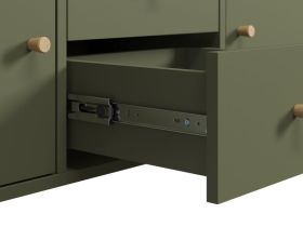 Стеллаж Кейн 2-112x149 Оливковый