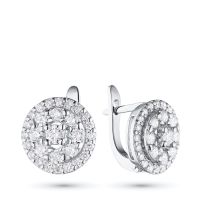 Серьги из белого золота э4712сг07169000