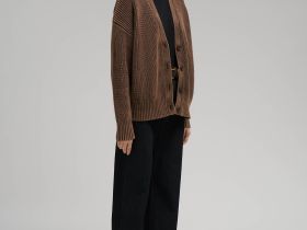 Свободный кардиган из хлопка