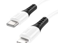 Кабель Hoco X82 (Type-C) на (Lightning) 100см силиконовый (белый)