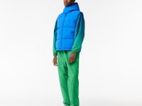 Мужская стёганая жилетка Lacoste с высоким воротом