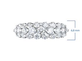 Классическое кольцо из белого золота э4012кц03210902_white