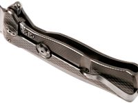 Нож складной LionSteel SR11 G (GREY), сталь Uddeholm Sleipner® Satin, рукоять титан по технологии Solid®, серый