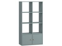 Стеллаж Кейн 2-75x149 Серо-зеленый