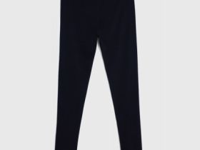 Трикотажные легинсы для девочек, Черный