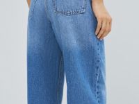 Джинсы Barrel с высокой посадкой, Голубой