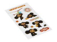 Наклейки объемные Мульти-Пульти "Чебурашка", 12 наклеек