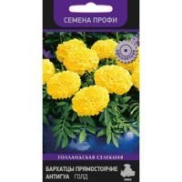 Бархатцы прямостоячие Антигуа Голд (Семена Профи)