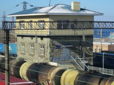 Блок - пост железнодорожной станции "Первая речка"