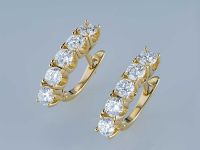 Серьги из желтого золота э0312сг03185000_white