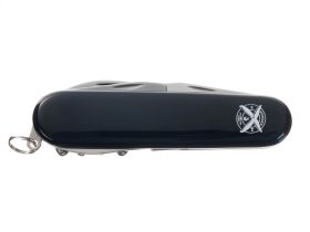 Нож перочинный Stinger 90 мм, 11 функций, черный, в блистере