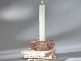 Подсвечник Orlando, бежевый
