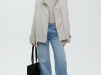 Ветровка с ассиметричной застежкой