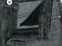 Расклёшенные джинсы с высокой посадкой, Серый