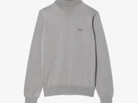Мужская водолазка Lacoste из мериносовой шерсти