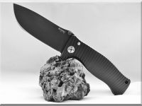 Нож складной LionSteel SR1A BB, сталь D2, рукоять алюминий