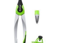 Готовальня Berlingo "Optimum", 3 предмета, циркуль 135 мм, пластиковый футляр, зеленый