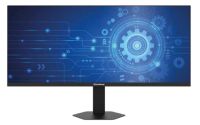 Монитор 34" Kraftway KV-8341-31BV VA 3440x1440, 21:9, 350 cd/m2, 4000:1, 8ms, 178°/178°, HDMI, DP, Type-C, 100Hz, speak,наклон, внеш. бп. Black (МПТ)