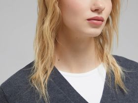 Кардиган с добавлением шерсти