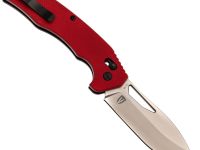 Складной нож Obertech ns-01 Drop point satin, сталь VG-10, рукоять G10, красный