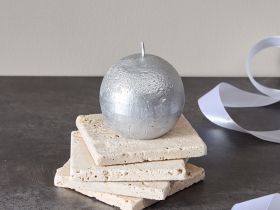 Свеча Fiamma Silver круглая II