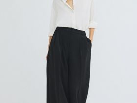 Блузка из сатина, Белый