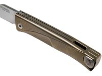 Складной нож LionSteel Thrill, сталь M390, рукоять Bronze titanium