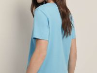 Футболка приталенного силуэта с принтом