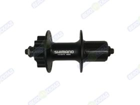 Shimano Втулка задняя M475, 36 отв, 8/9 ск, 6-болт, QR 166мм, цвет Черный