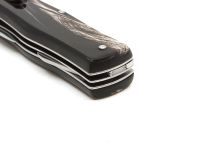 Автоматический многофункциональный нож Mikov Predator, сталь 420, рукоять рог буйвола