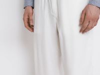 Брюки из тонкого поплина, Белый