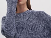 Джемпер свободного силуэта с хлопком