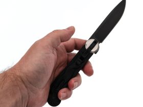 Складной нож Перемен Мысь BW, сталь 8Cr14MoV, рукоять FRN, черный