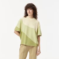 Женская футболка Lacoste свободного кроя