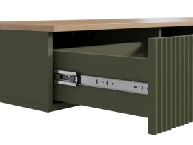 ТВ-тумба подвесная Енссон 148x22 Оливковый