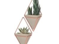 Umbra Декор для стен trigg малый бетон-медный