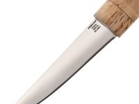 Кованый нож Северный малый, сталь 95Х18, карельская береза