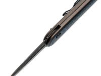 Складной нож SRM 251MB-ME (эксклюзивно для НОЖИКОВ), сталь N690, рукоять голубая микарта