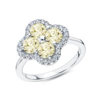 Серебряное кольцо с фианитами