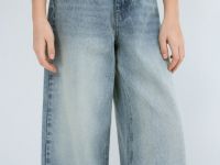 Свободные джинсы для девочек, Голубой