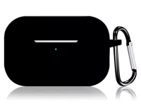 Чехол Protective Case для AirPods Pro 3 силиконовый с карабином (черный)