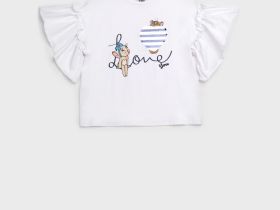 Фуфайка трикотажная для девочек (футболка)