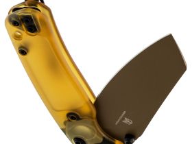 Складной нож Bestech Knives Cicada's Wing, сталь 10Cr15MoV, рукоять Ultem, золотистый/коричневый