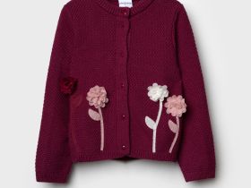 Кардиган трикотажный для девочек