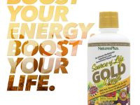 NaturesPlus, Source of Life, Gold Liquid, мультивитаминная добавка, тропические фрукты, 887,1 мл (30 жидк. унций)